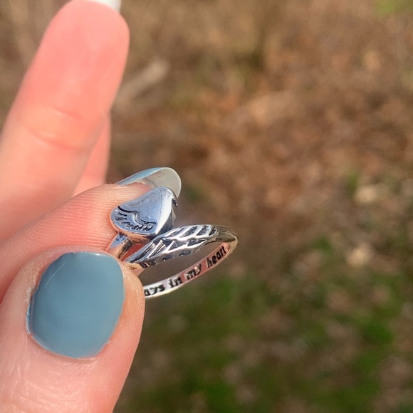 Silver always in my heart ring - Picture 2 of 7